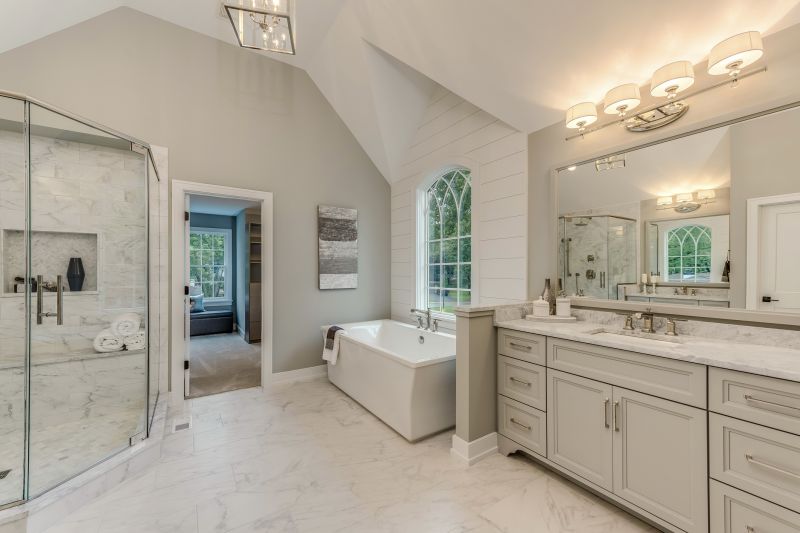 Luxury Bathroom Upgrade with Marble Surfaces