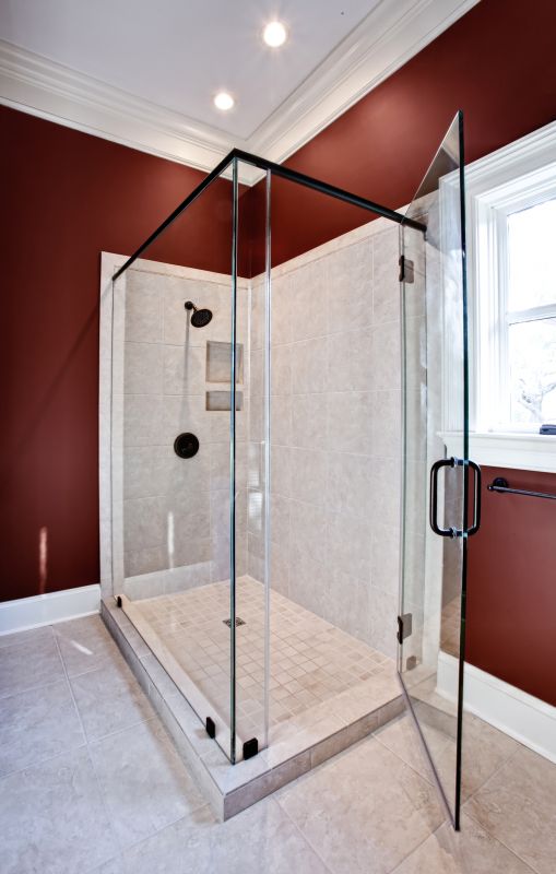 Sleek Shower with Frameless Glass